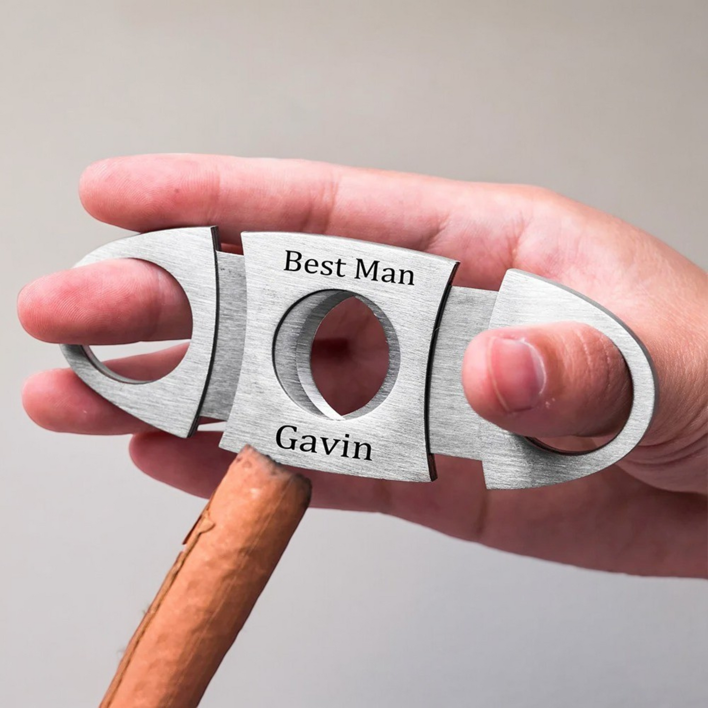 Custom Cigar Cutter, Personalized Cigar Cutter, Cigar Lover Gift, Groomsman Proposal, Gift Idea For Men, Cigar Accessories