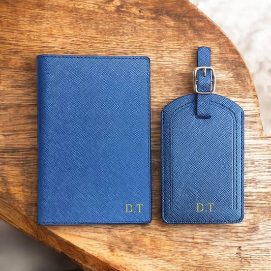 Personalized Passport Holder, Custom Luggage Tag, Custom Passport Cover, Luggage Name Tag, Monogrammed Passport Cover, Custom Passport Case, Document Holder, Initial Passport, Leather Luggage Tag